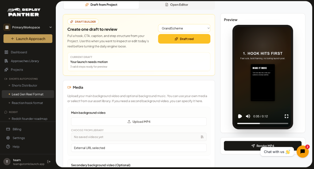 Founder-Led Video Generation